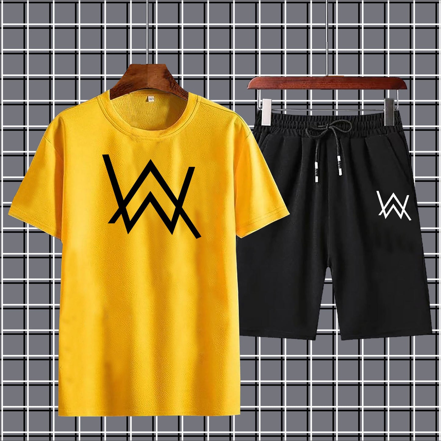 T-Shirt and Black Shorts