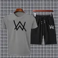 T-Shirt and Black Shorts